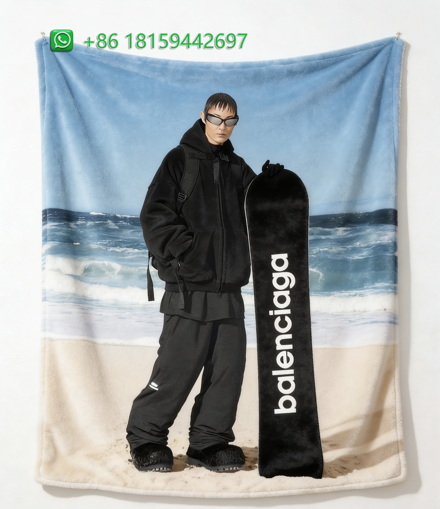 Balenciaga Throw Blankets